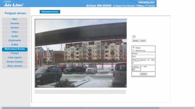 Kamera IP do domu ? Testy kamery IP AirLive WN-200HD