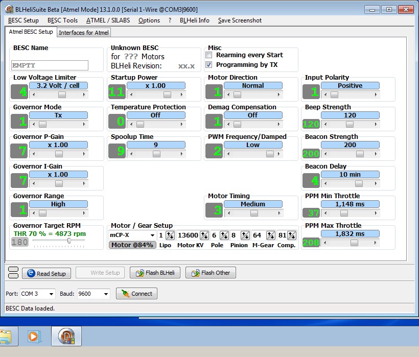 1_techfreak_blheli_13_DYS_SN20A_SN16A_USBASP_1wire_flash
