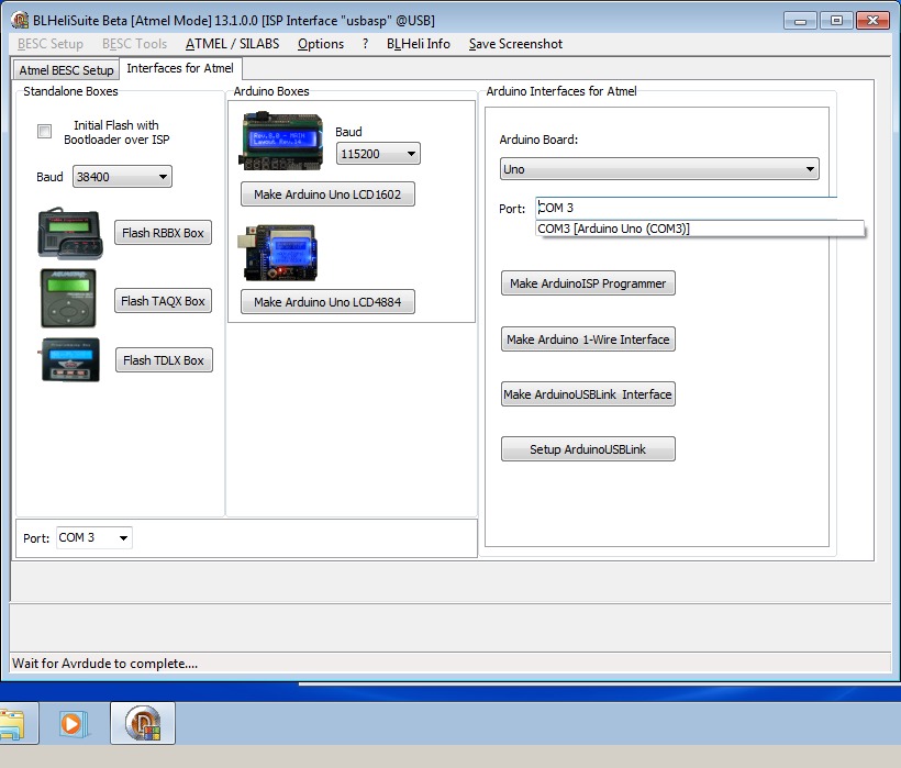 9_techfreak_blheli_13_DYS_SN20A_SN16A_USBASP_1wire_flash